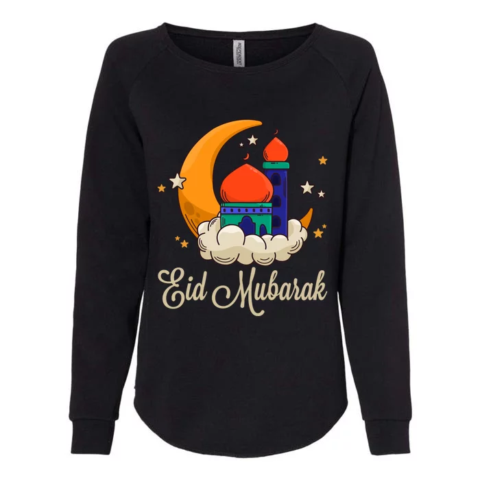 Eid Mubarak Eid Al Fitr Islamic Holidays Muslim Gift Womens California Wash Sweatshirt