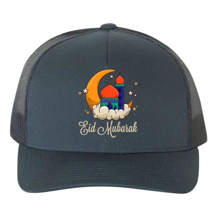 Eid Mubarak Eid Al Fitr Islamic Holidays Muslim Gift Yupoong Adult 5-Panel Trucker Hat