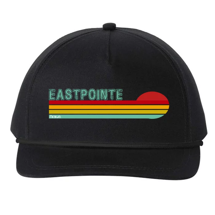 Eastpointe Michigan Snapback Five-Panel Rope Hat