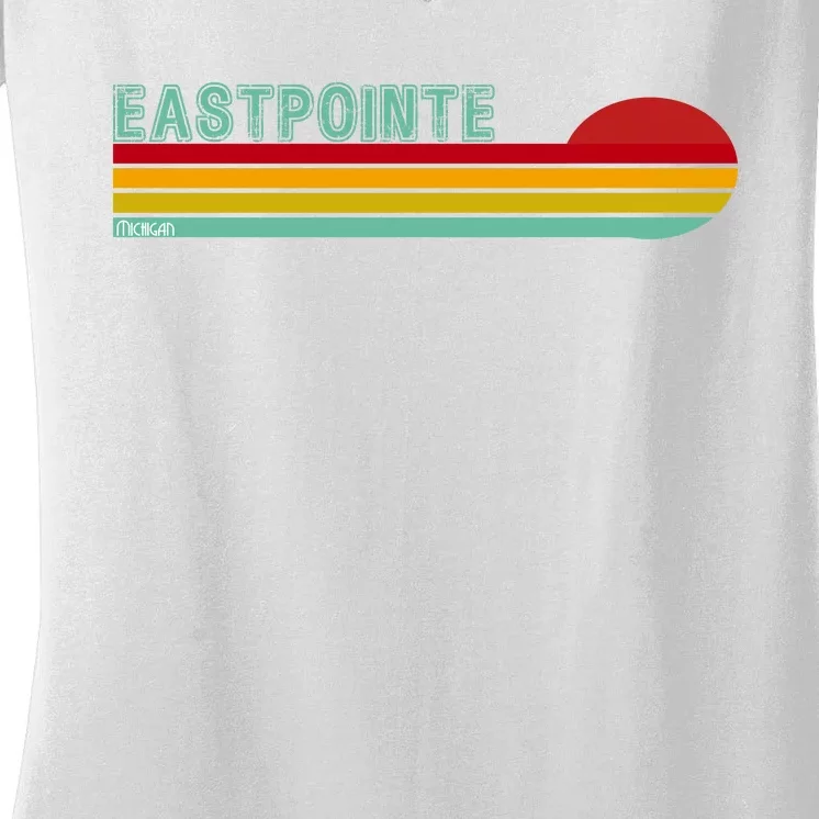 Eastpointe Michigan Women's V-Neck T-Shirt