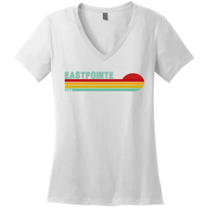 Eastpointe Michigan Women's V-Neck T-Shirt