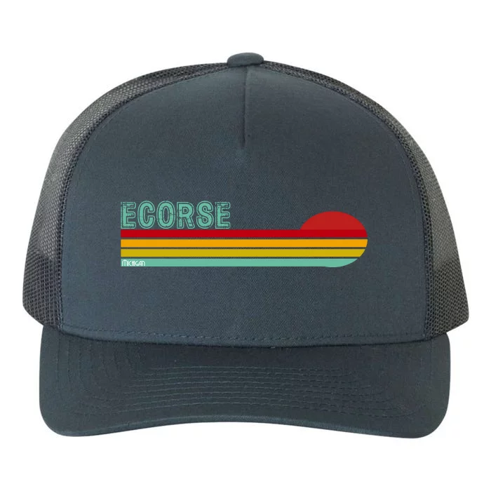 Ecorse Michigan Yupoong Adult 5-Panel Trucker Hat