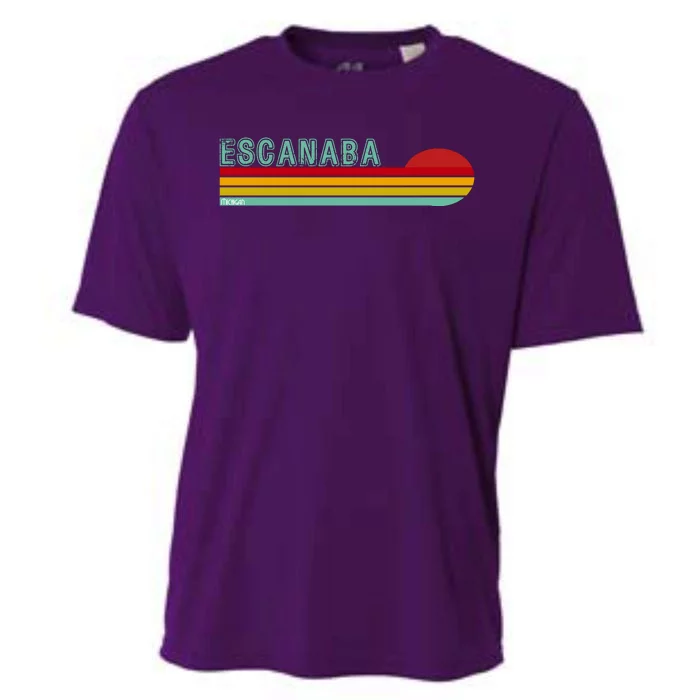 Escanaba Michigan Cooling Performance Crew T-Shirt