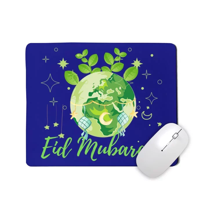 Eid Mubarak Earth Day Design Gift Mousepad