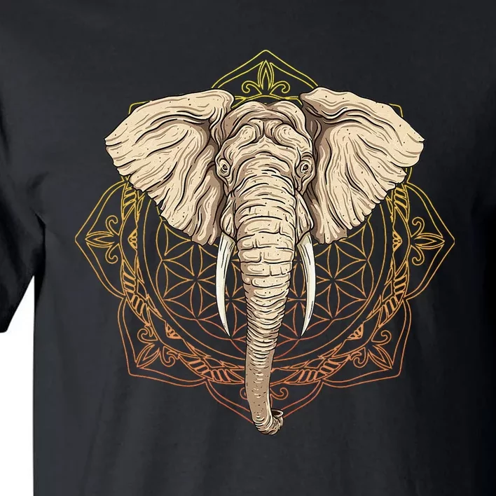 Elephant Mandala Tall T-Shirt