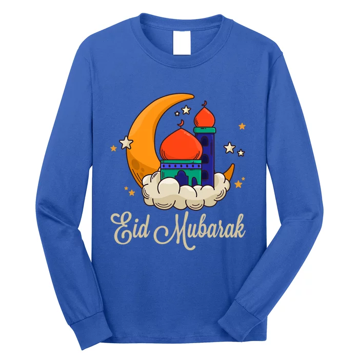 Eid Mubarak Eid Al Fitr Islamic Holidays Muslim Gift Long Sleeve Shirt