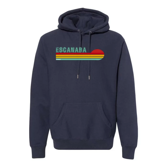 Escanaba Michigan Premium Hoodie