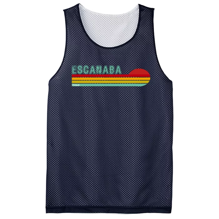 Escanaba Michigan Mesh Reversible Basketball Jersey Tank