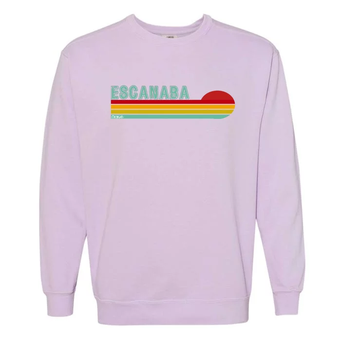 Escanaba Michigan Garment-Dyed Sweatshirt