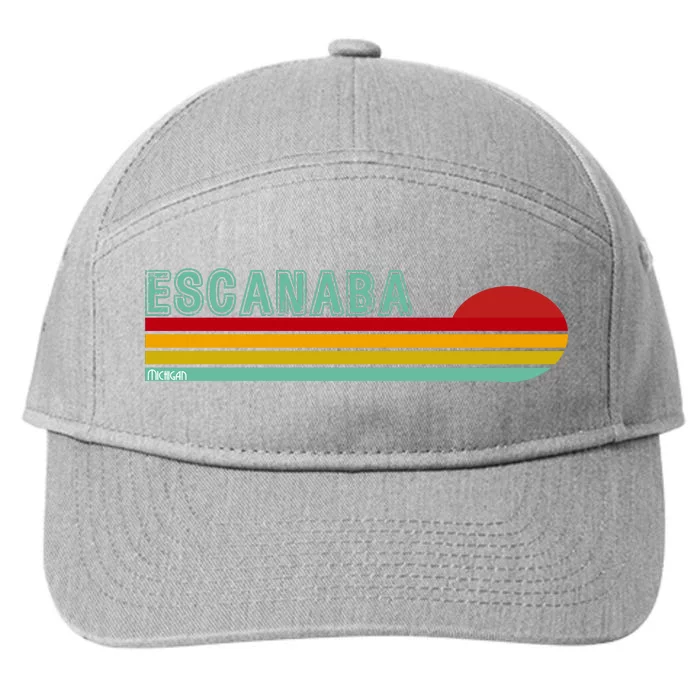 Escanaba Michigan 7-Panel Snapback Hat