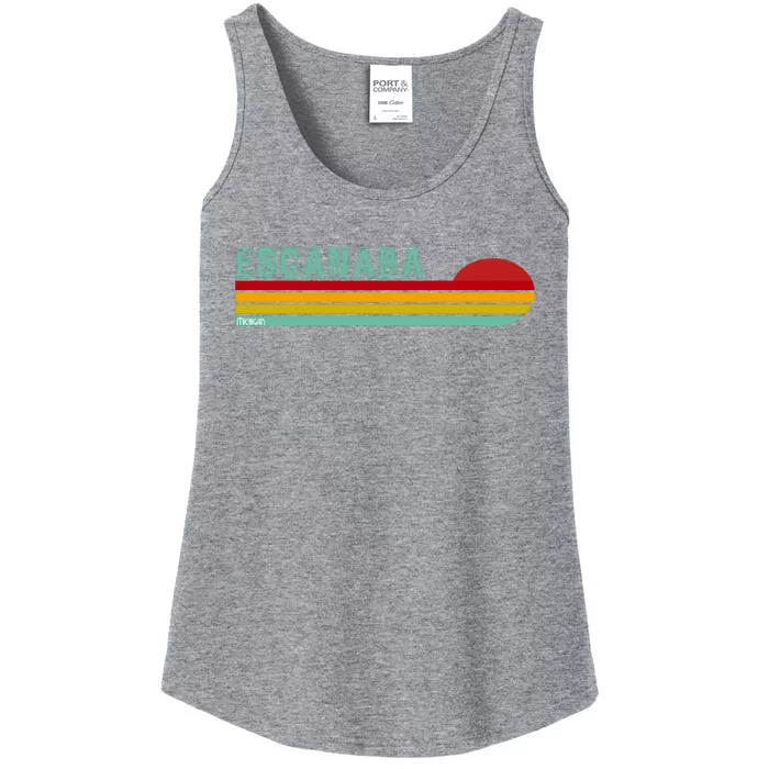 Escanaba Michigan Ladies Essential Tank