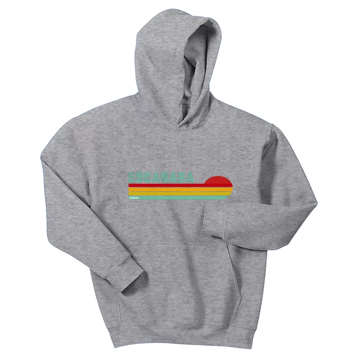 Escanaba Michigan Kids Hoodie