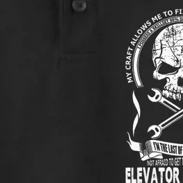 Elevator Mechanic Dry Zone Grid Performance Polo