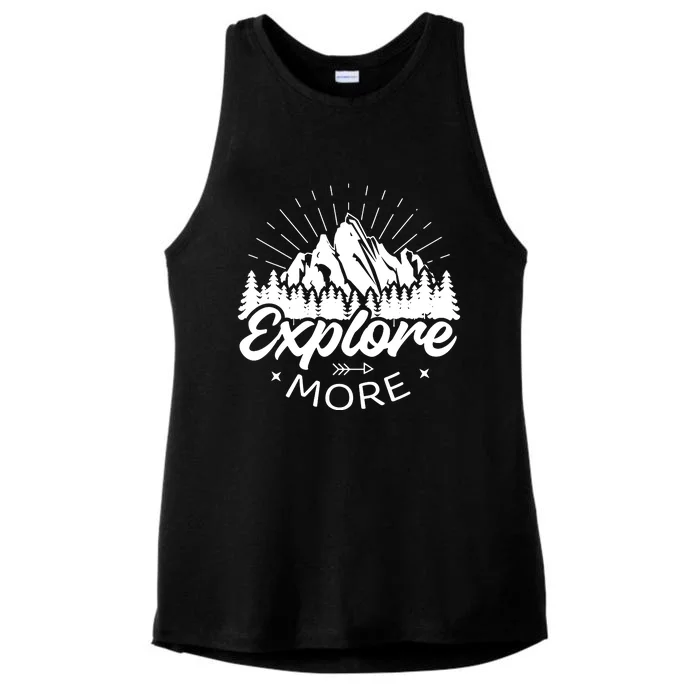 Explore More Ladies Tri-Blend Wicking Tank