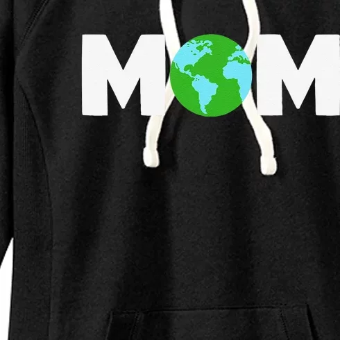 Earth Mom Earthday Science Earth Day Gift Women's Fleece Hoodie