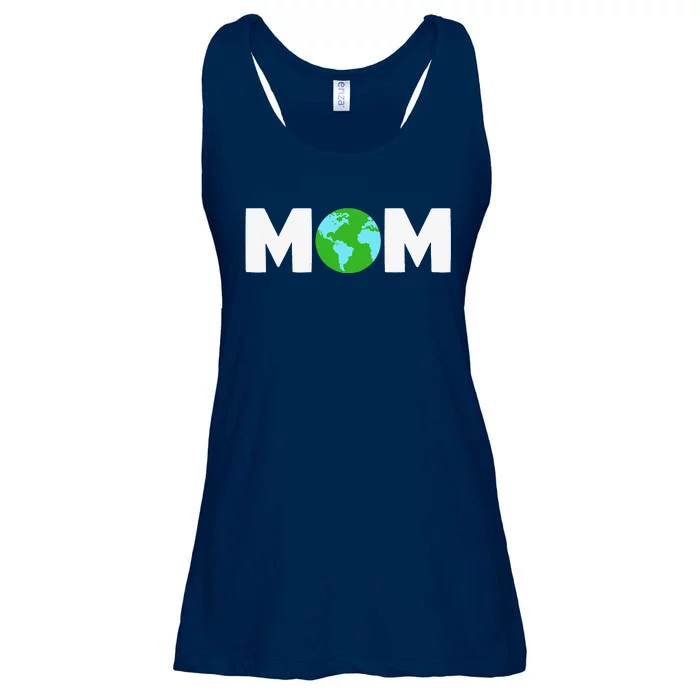 Earth Mom Earthday Science Earth Day Gift Ladies Essential Flowy Tank