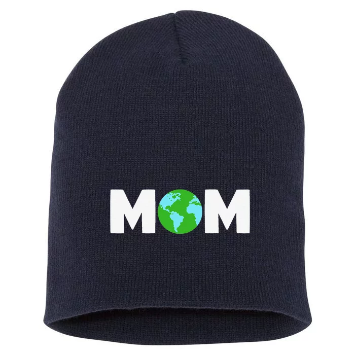 Earth Mom Earthday Science Earth Day Gift Short Acrylic Beanie