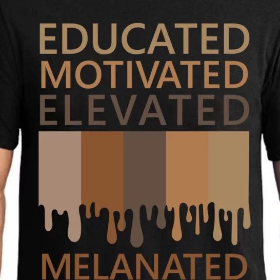 Educated Motivated Elevated Melanated Pajama Set