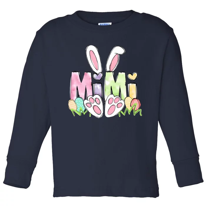 Easter Mimi Toddler Long Sleeve Shirt