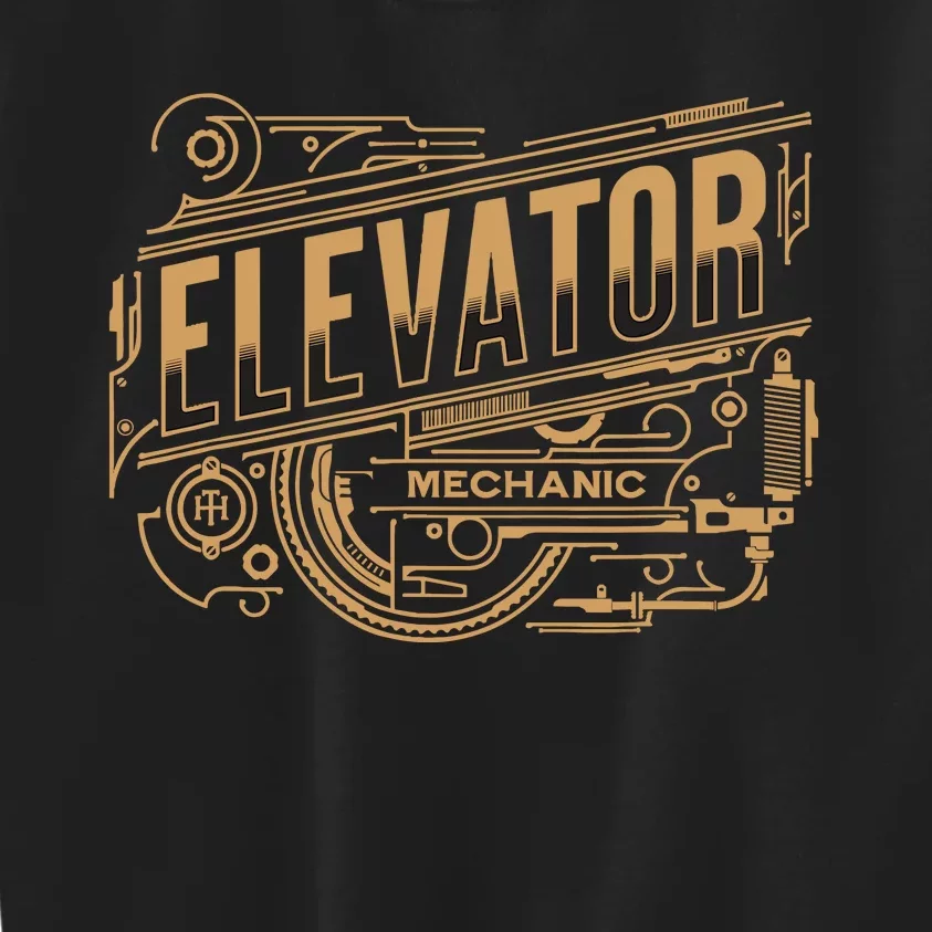 Elevator Mechanic Kids Sweatshirt