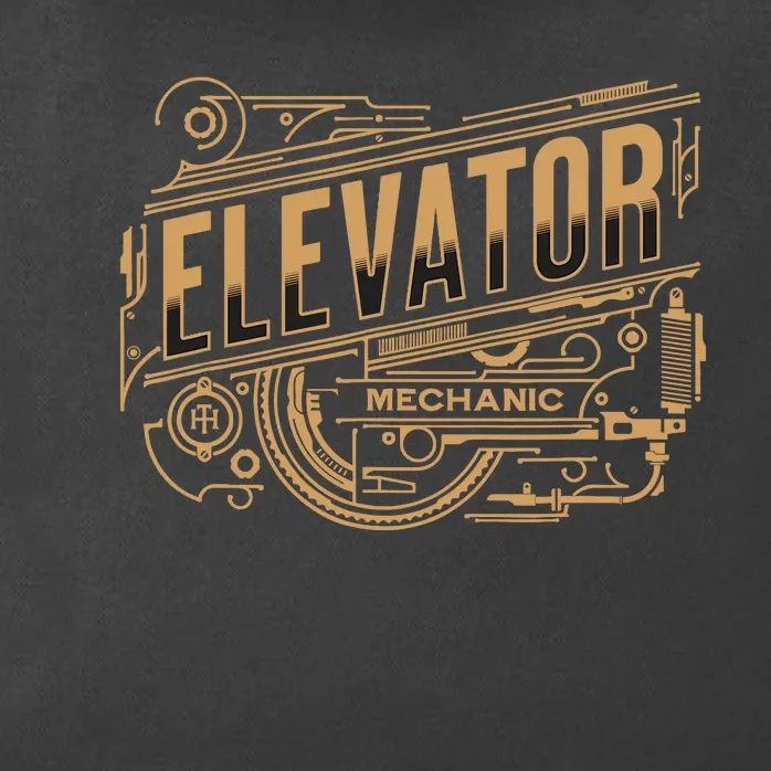 Elevator Mechanic Zip Tote Bag