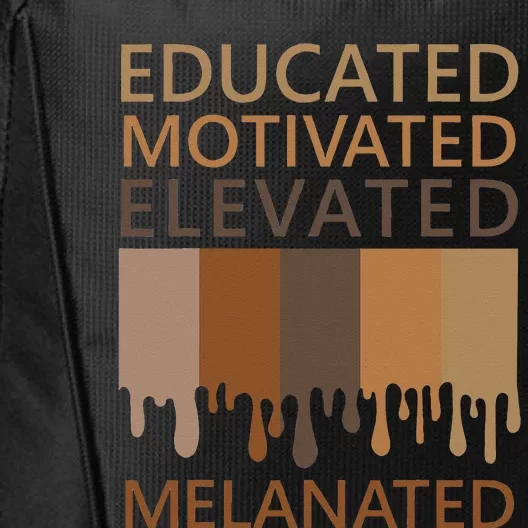 Educated Motivated Elevated Melanated City Backpack