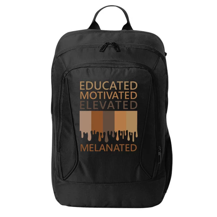 Educated Motivated Elevated Melanated City Backpack