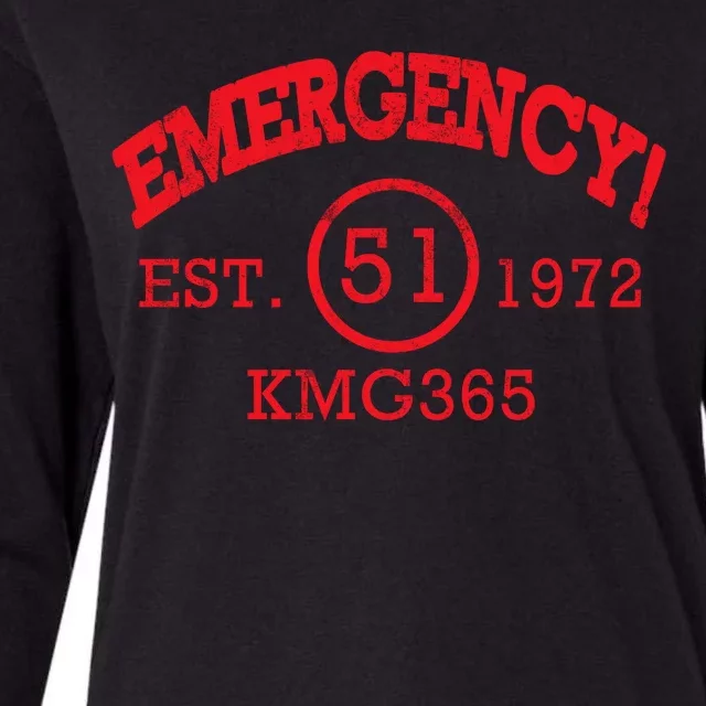 Emergency Est 1972 KMG365 Womens Cotton Relaxed Long Sleeve T-Shirt