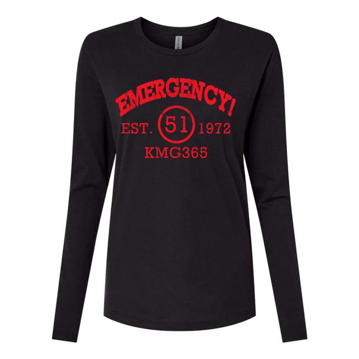 Emergency Est 1972 KMG365 Womens Cotton Relaxed Long Sleeve T-Shirt