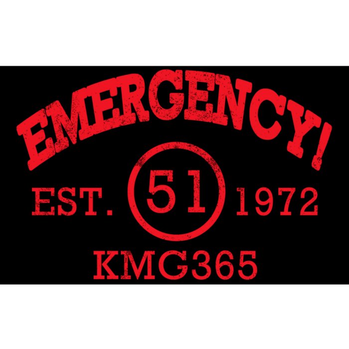 Emergency Est 1972 KMG365 Bumper Sticker