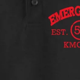 Emergency Est 1972 KMG365 Dry Zone Grid Performance Polo