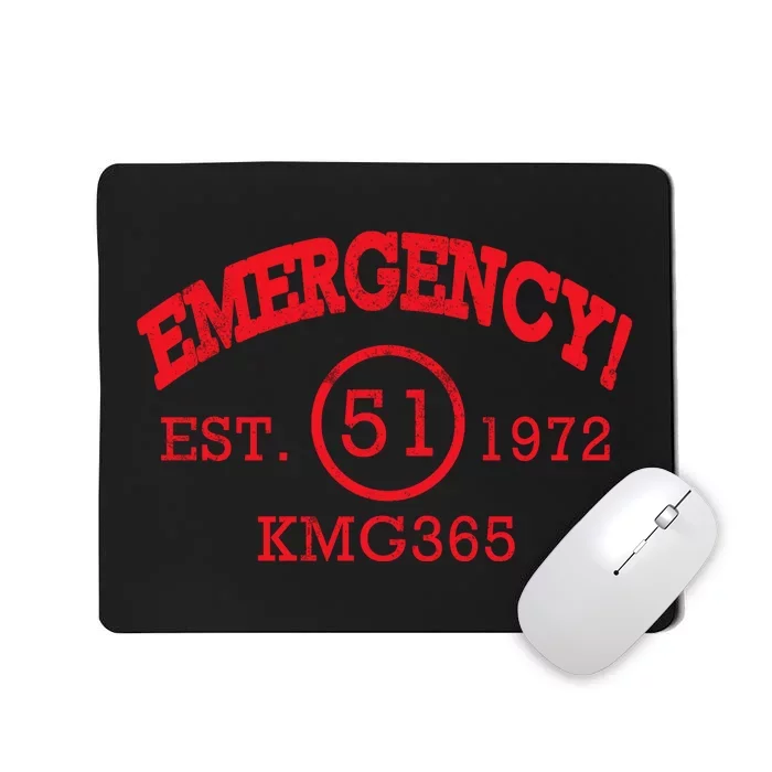 Emergency Est 1972 KMG365 Mousepad