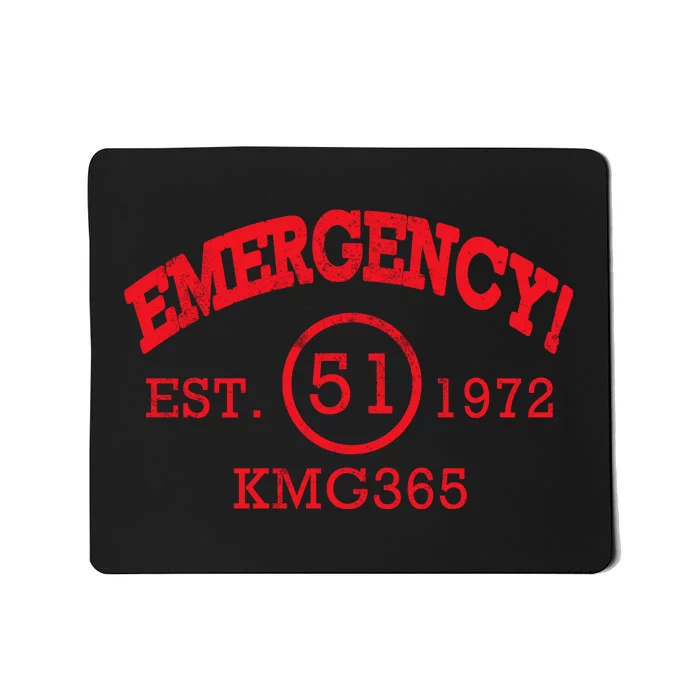 Emergency Est 1972 KMG365 Mousepad