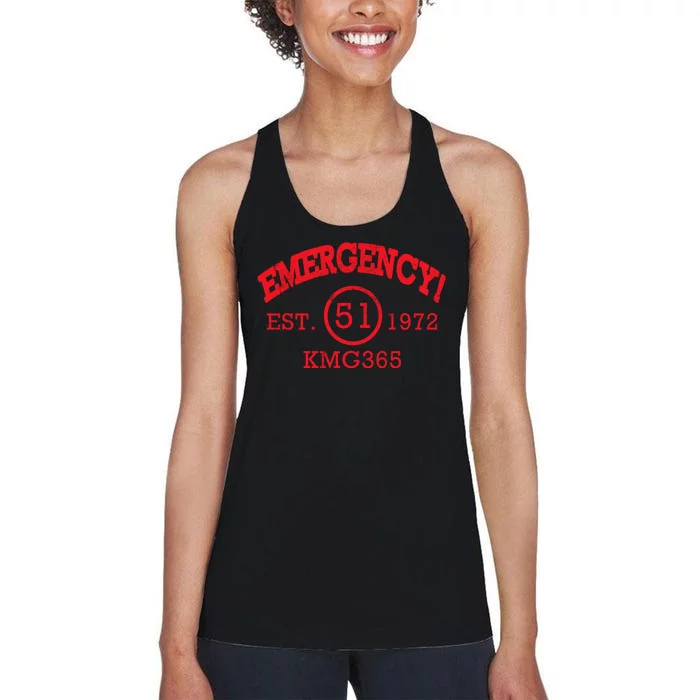 Emergency Est 1972 KMG365 Women's Racerback Tank