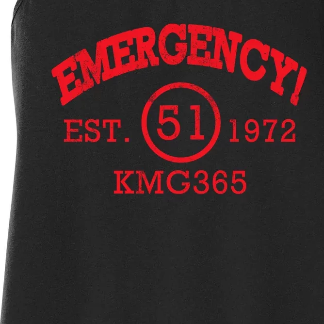 Emergency Est 1972 KMG365 Women's Racerback Tank