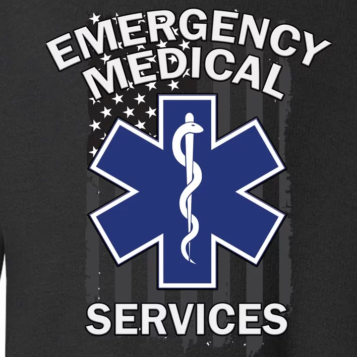 Emergency Medical Services Flag Toddler Sweatshirt