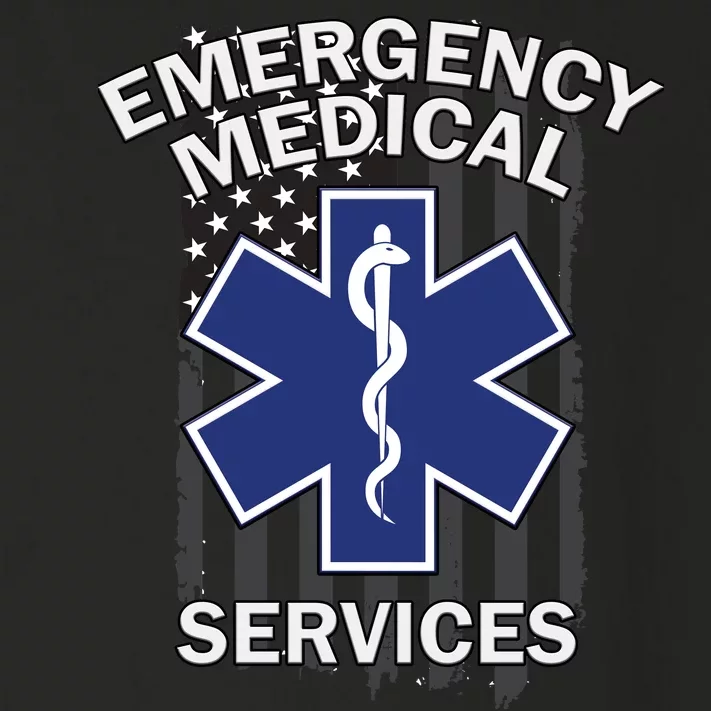 Emergency Medical Services Flag Toddler Long Sleeve Shirt