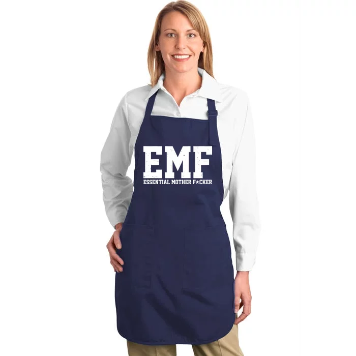 EMF Essential Mother F*cker Full-Length Apron With Pocket