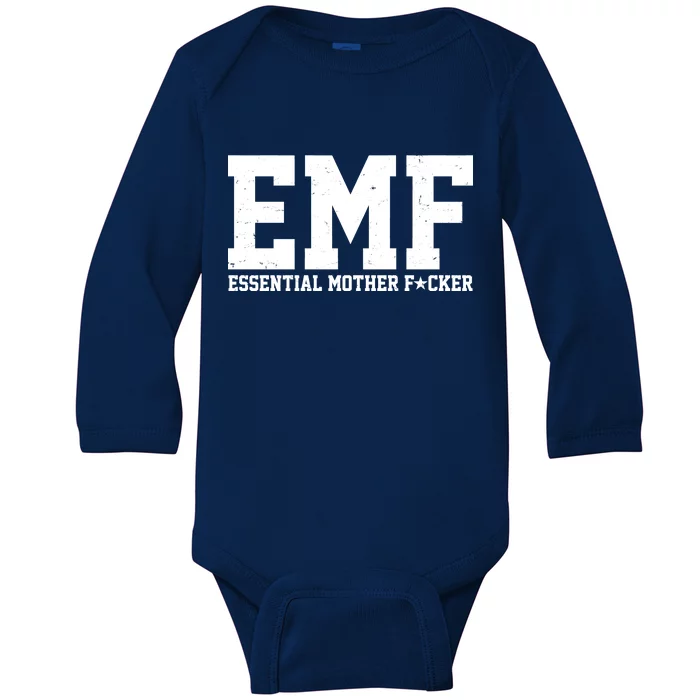 EMF Essential Mother F*cker Baby Long Sleeve Bodysuit