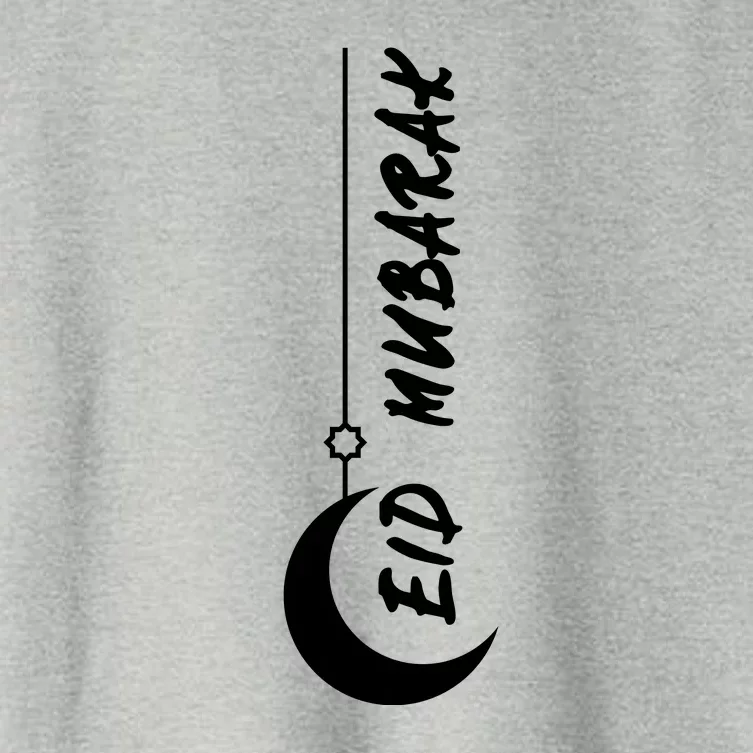 Eid Mubarak For Islamic Women's Crop Top Tee