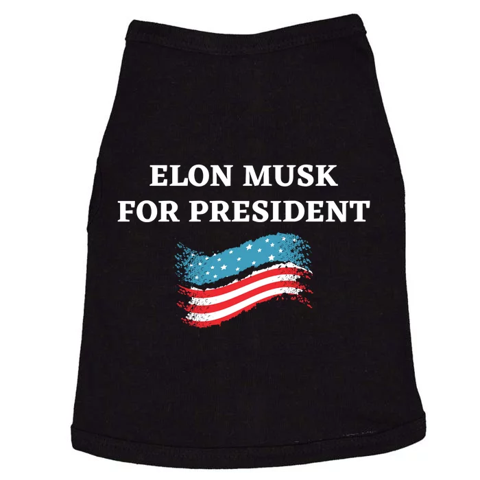 Elon Musk For President USA Doggie Tank