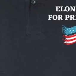 Elon Musk For President USA Softstyle Adult Sport Polo