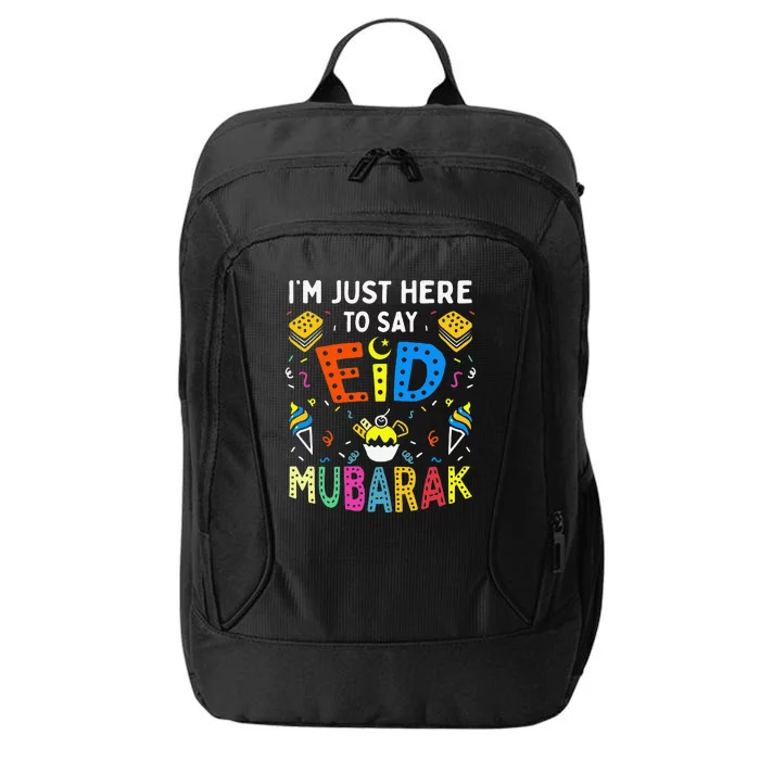 Eid Mubarak For Muslim Ramadan Eid Al Fitr Adha City Backpack