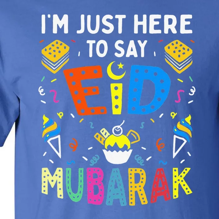 Eid Mubarak For Muslim Ramadan Eid Al Fitr Adha Tall T-Shirt