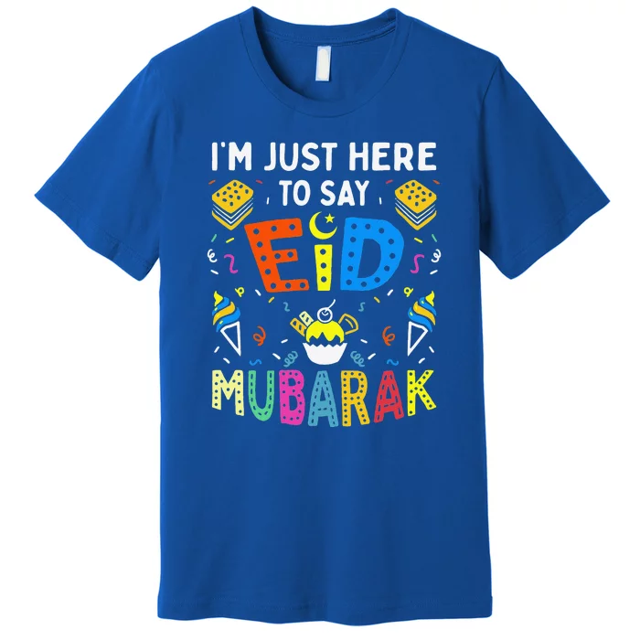 Eid Mubarak For Muslim Ramadan Eid Al Fitr Adha Premium T-Shirt