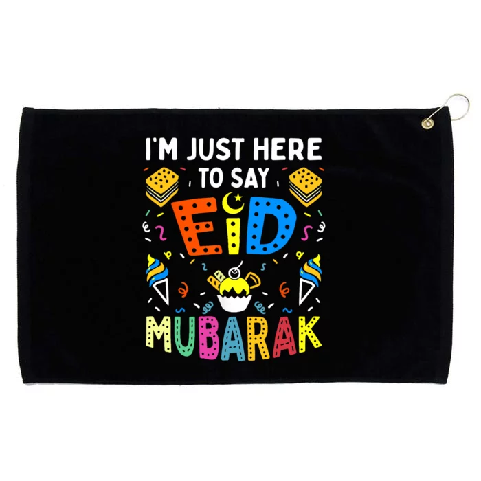 Eid Mubarak for Muslim Ramadan Eid al Fitr Adha Grommeted Golf Towel