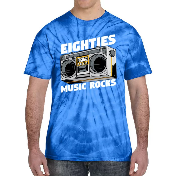 Eighties Music Funny Old Songs Vintage 80s Lover Gift Tie-Dye T-Shirt