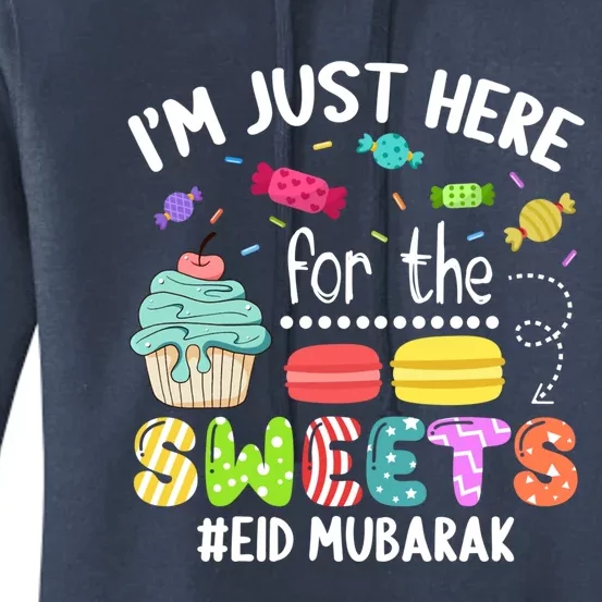 Eid Mubarak Funny Happy Eid Al Fitr Eid Al Adha Sweets Gift Women's Pullover Hoodie