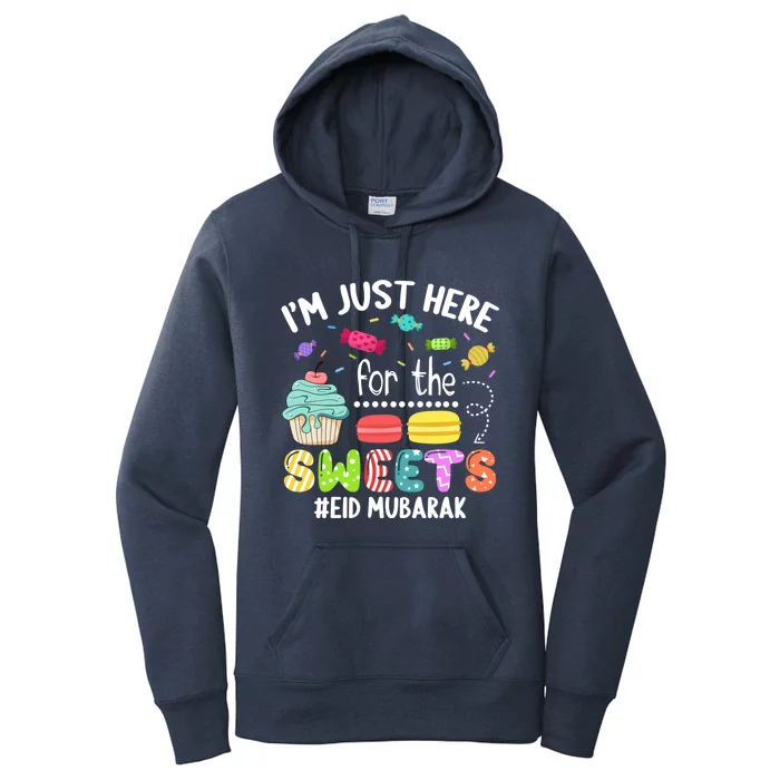 Eid Mubarak Funny Happy Eid Al Fitr Eid Al Adha Sweets Gift Women's Pullover Hoodie