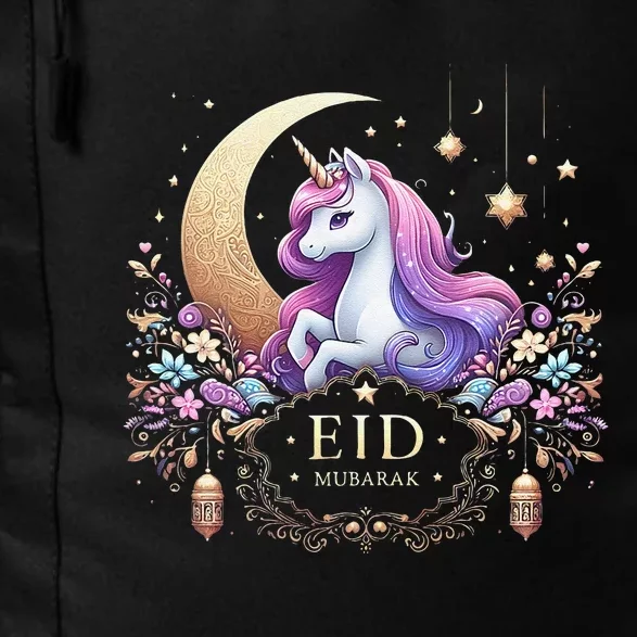 Eid Mubarak For K.Ids Mom Girl Eid Mubarak Unicorn Cute Gift Daily Commute Backpack